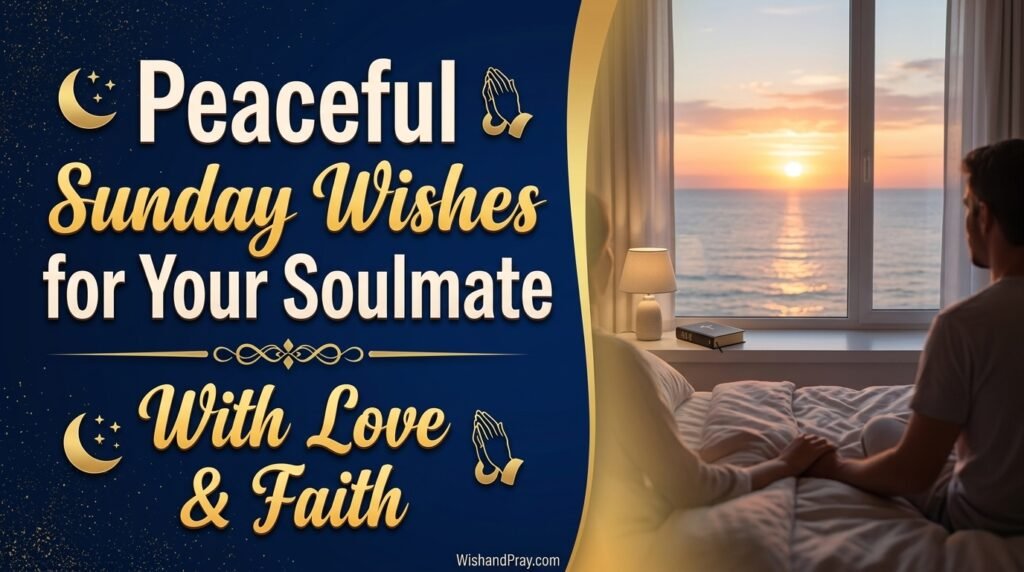Peaceful Sunday Wishes for Your Soulmate