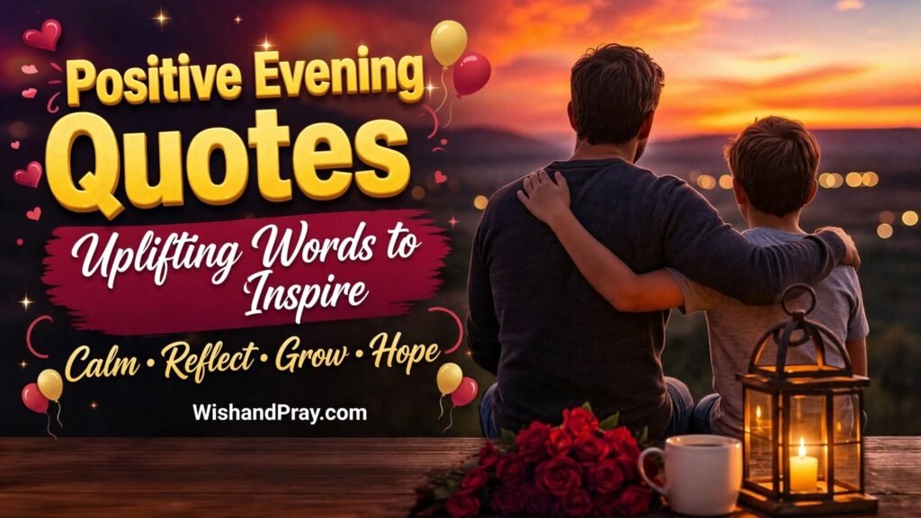 Positive Evening Quotes