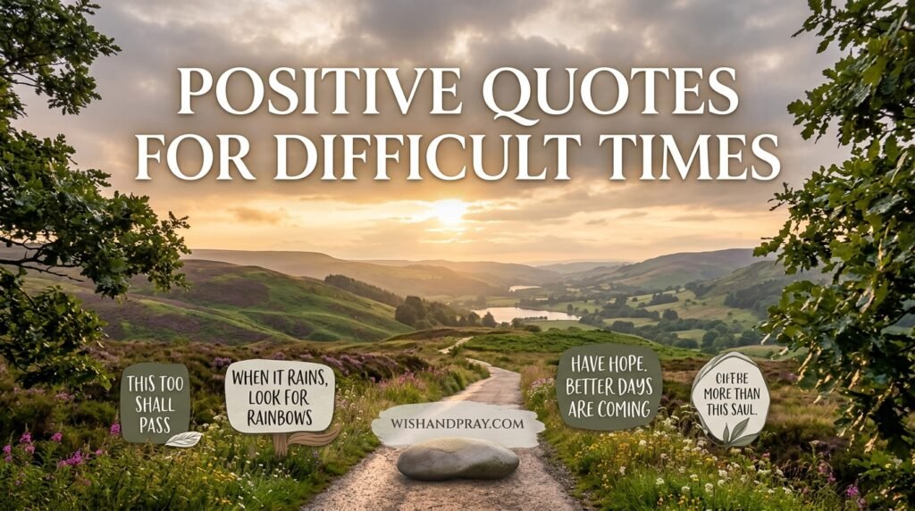 Positive Quotes for Difficult Times