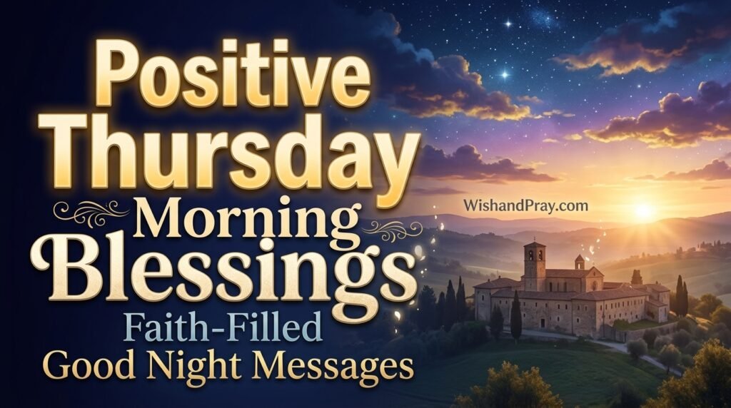 Positive Thursday Morning Blessings