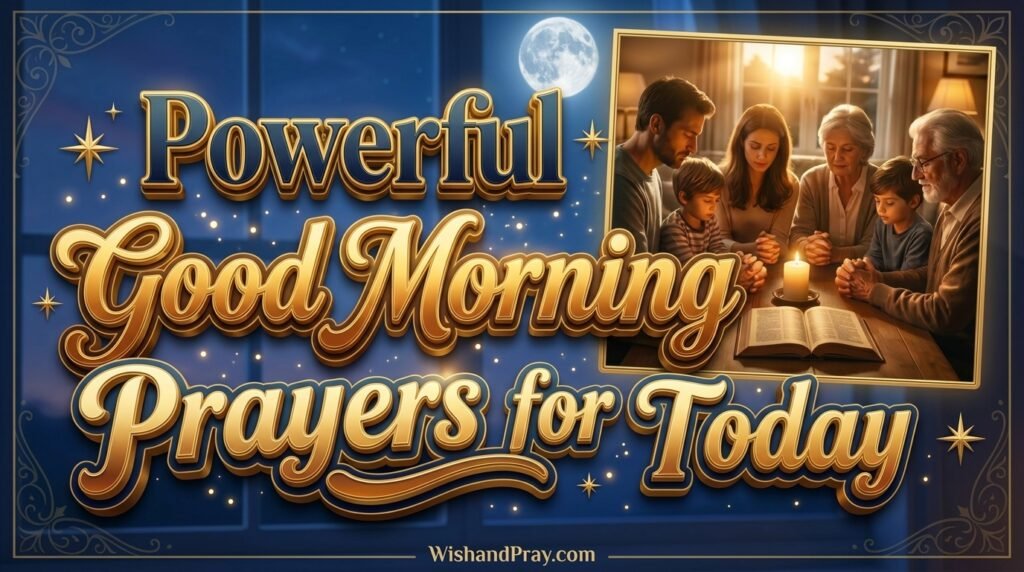 Powerful Good Morning Prayers for Today