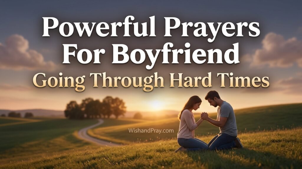 Powerful Prayers For Boyfriend Going Through Hard Times
