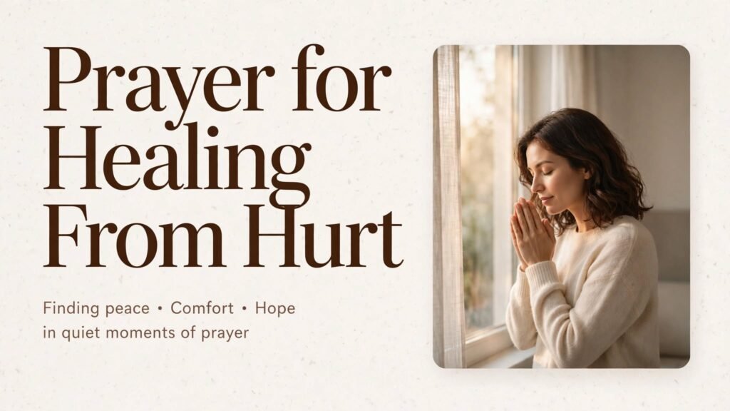 Prayer for Healing From Hurt