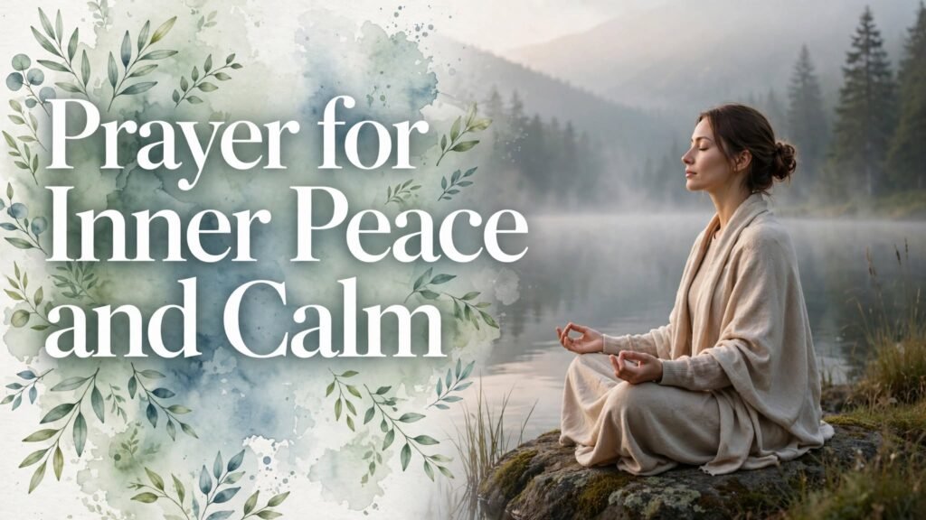 Prayer for Inner Peace and Calm