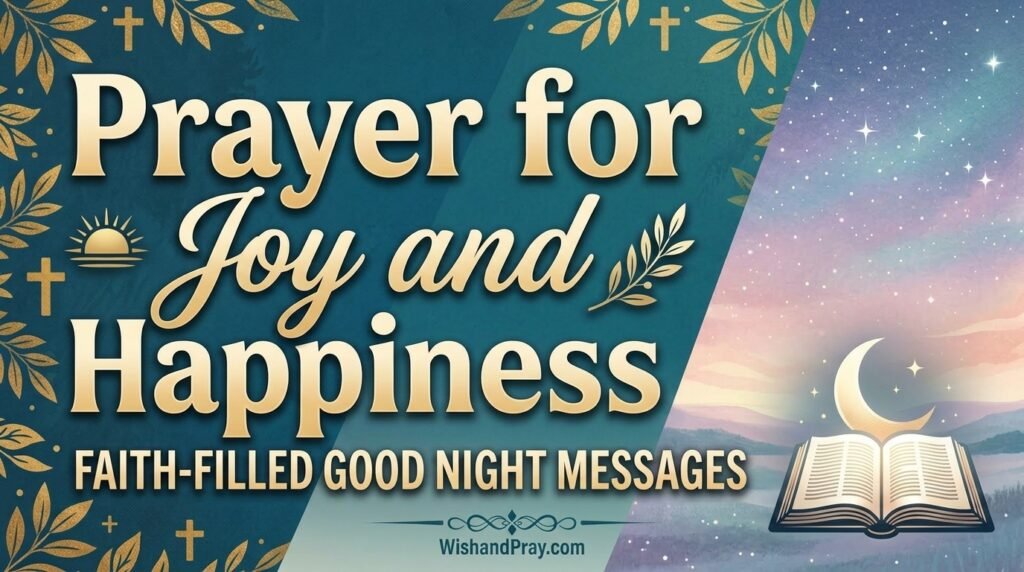 Prayer for Joy and Happiness