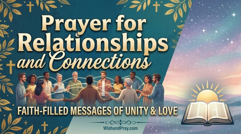 Prayer for Relationships and Connections