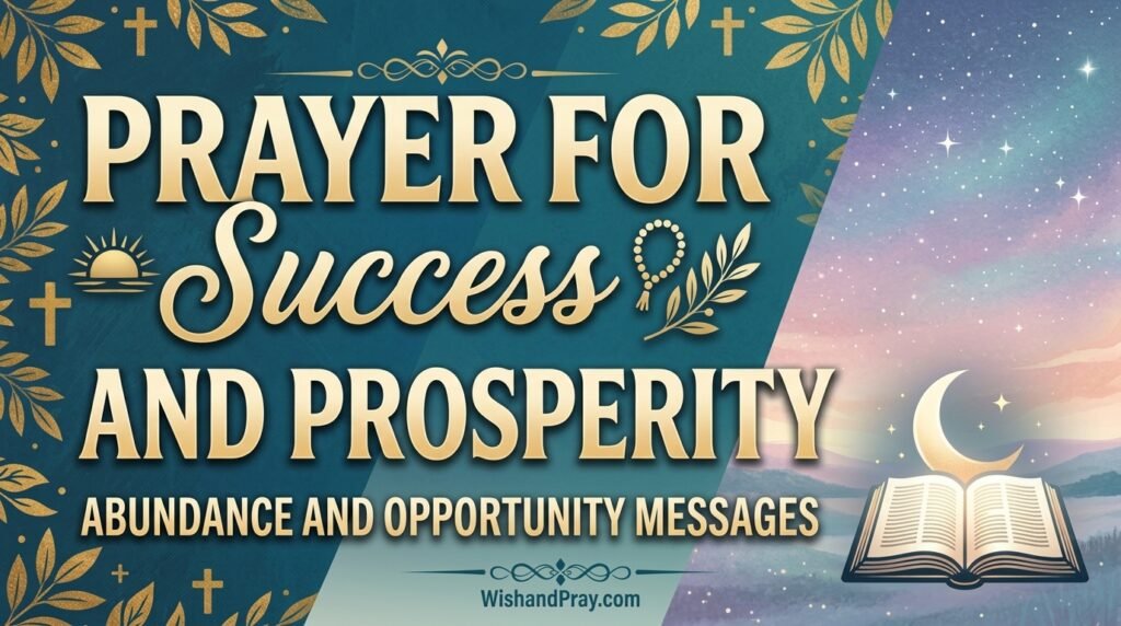 Prayer for Success and Prosperity