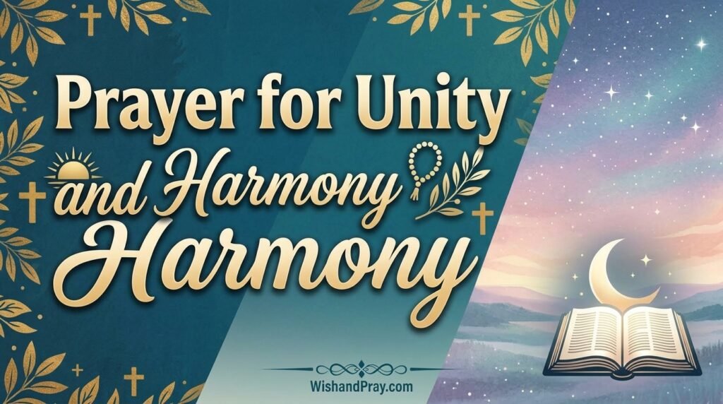 Prayer for Unity and Harmony