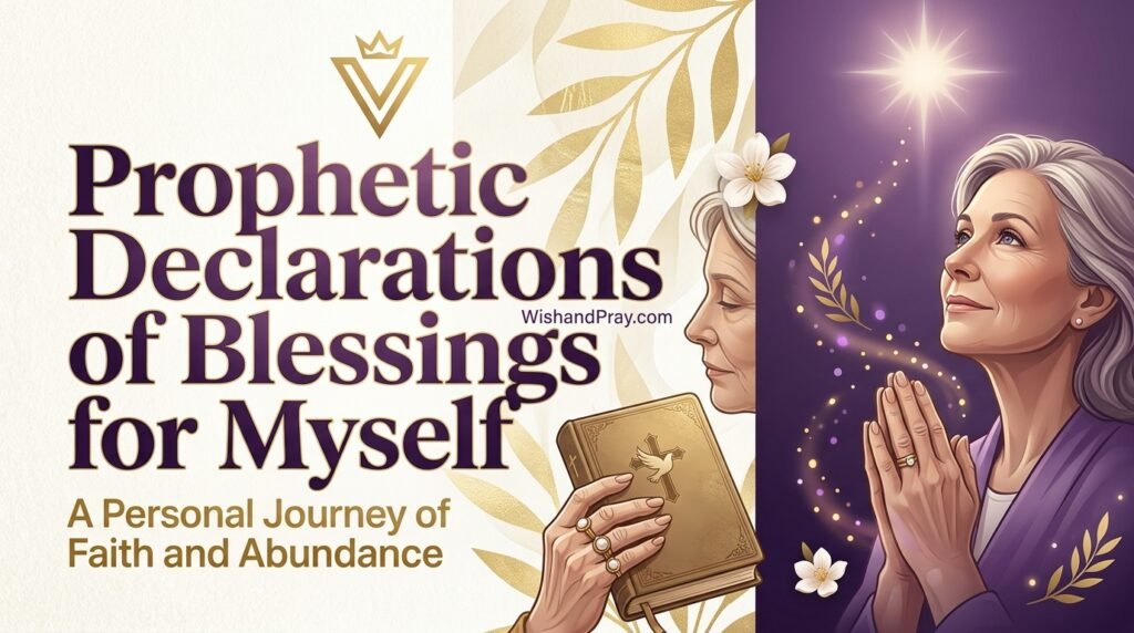 Prophetic Declarations of Blessings for Myself