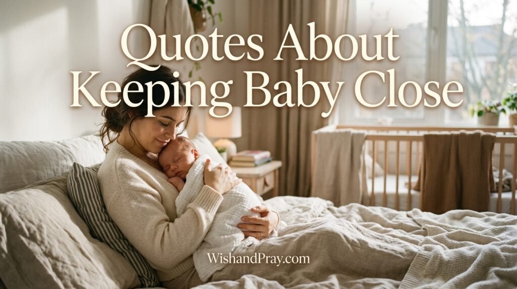Quotes About Keeping Baby Close