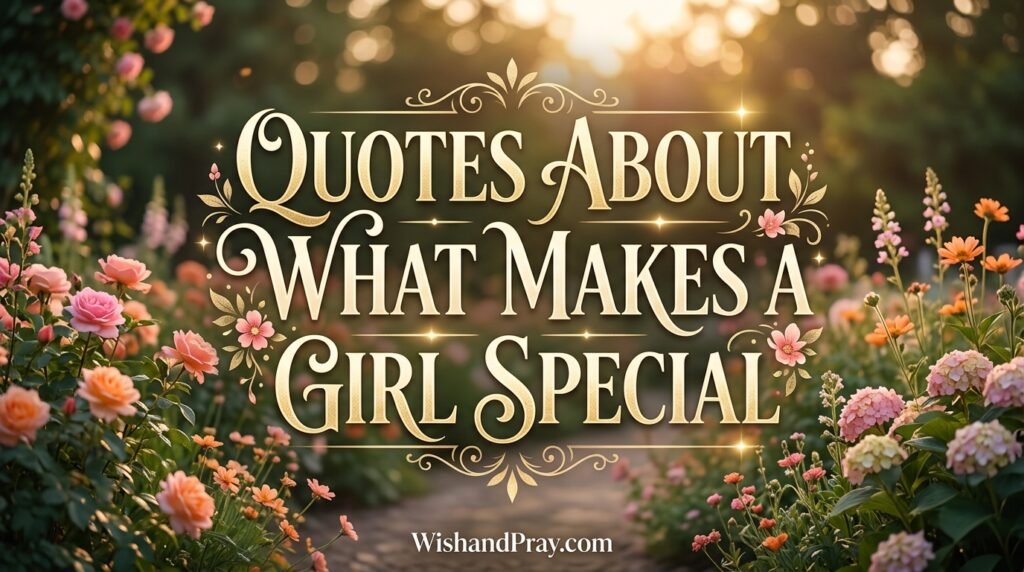 Quotes About What Makes a Girl Special