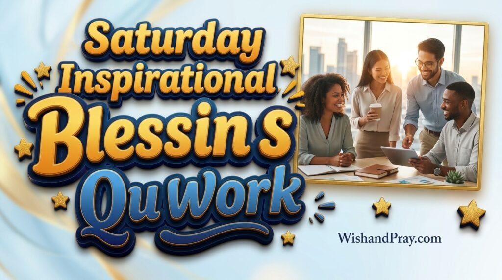 Saturday Inspirational Blessings Quotes