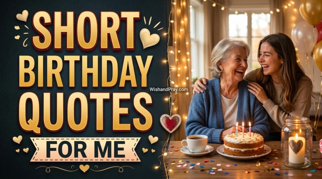 Short Birthday Quotes For Me
