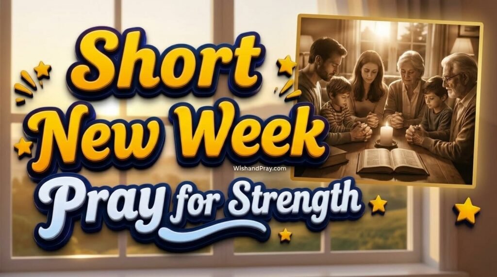 Short Morning Prayer for Strength