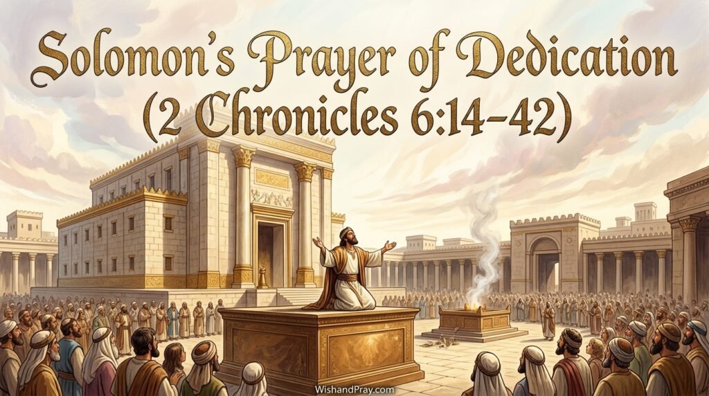 Solomon's Prayer of Dedication (2 Chronicles 614–42)