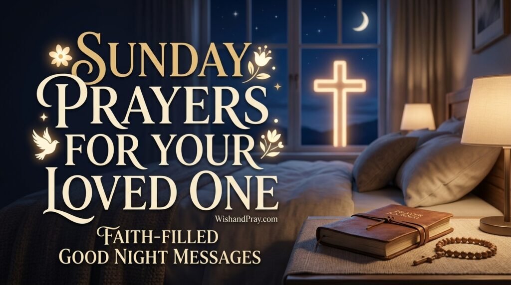 Sunday Prayers for Your Loved One