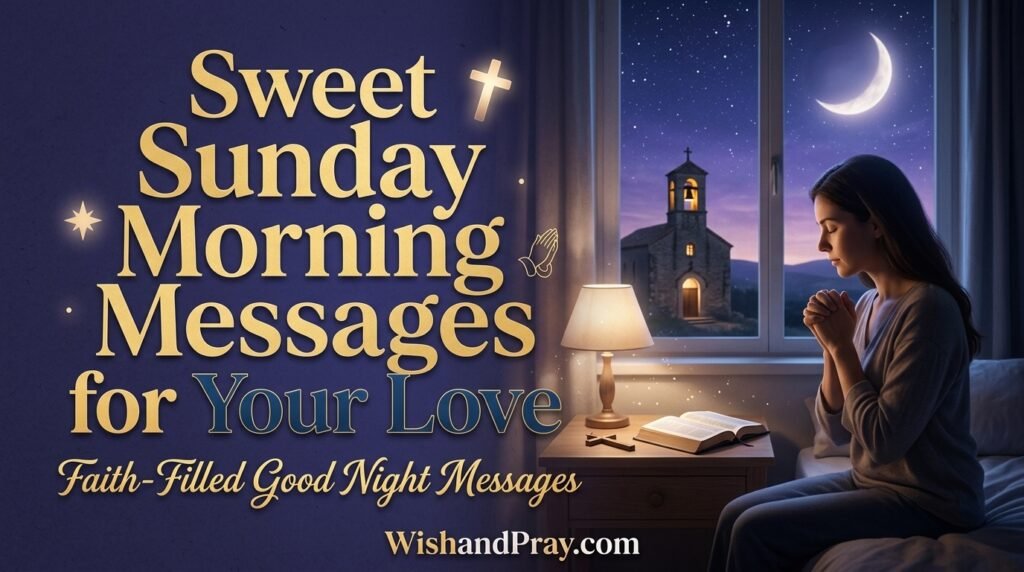 Sweet Sunday Morning Messages for Your Love