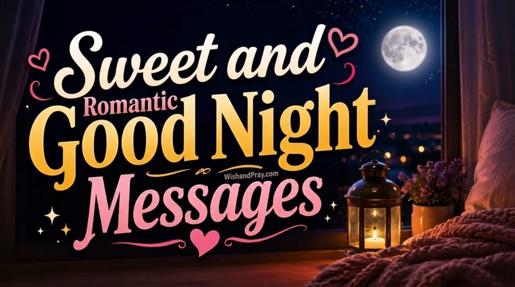 Sweet and Romantic Good Night Messages