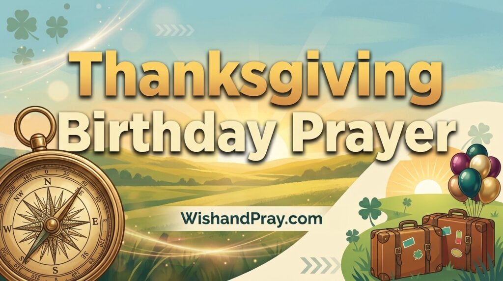 Thanks giving Birthday Prayer