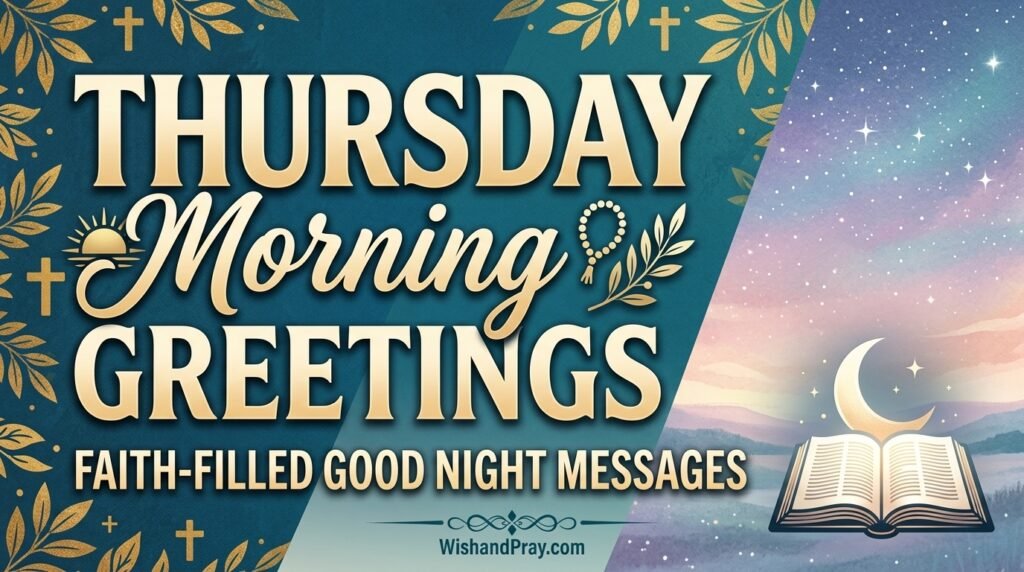 Thursday Morning Greetings