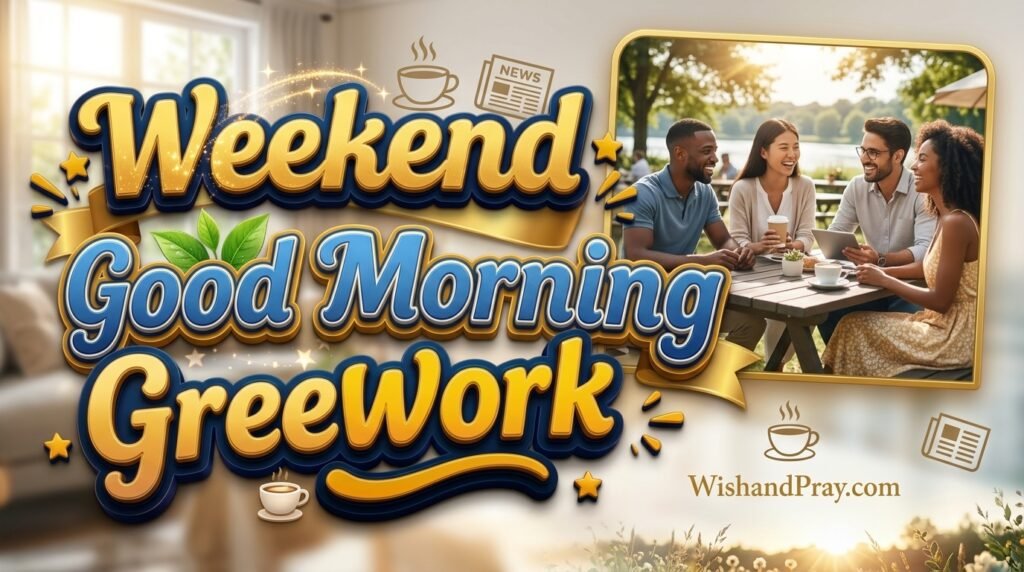 Weekend Good Morning Greetings