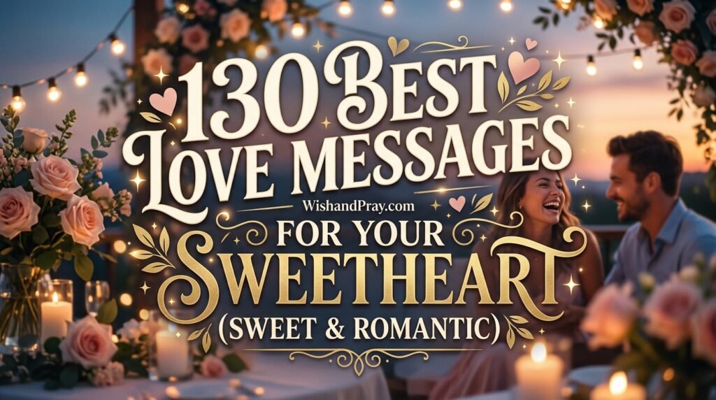 130 Best Love Messages for Your Sweetheart (Sweet & Romantic