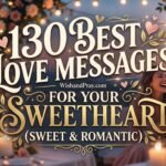 130 Best Love Messages for Your Sweetheart (Sweet & Romantic