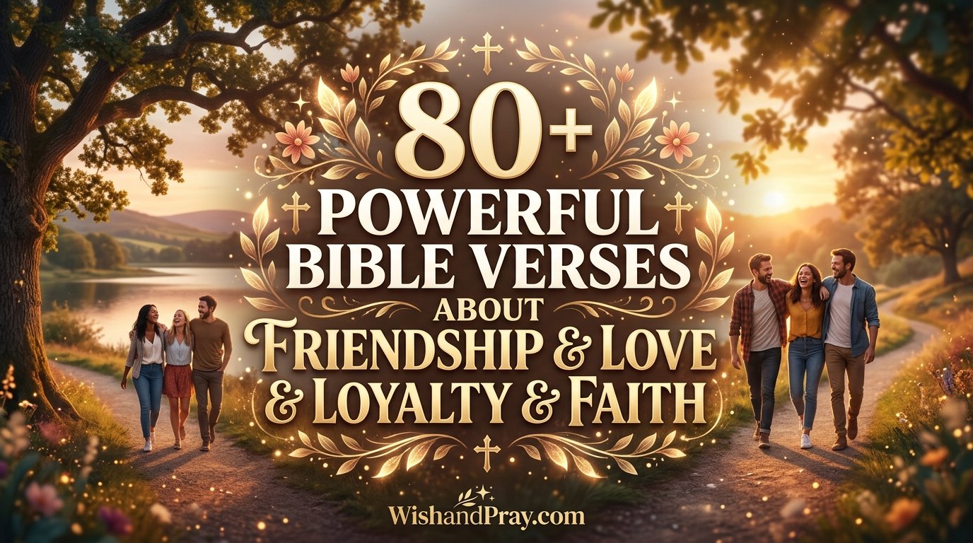 80+ Powerful Bible Verses About Friendship& Love& Loyalty & Faith