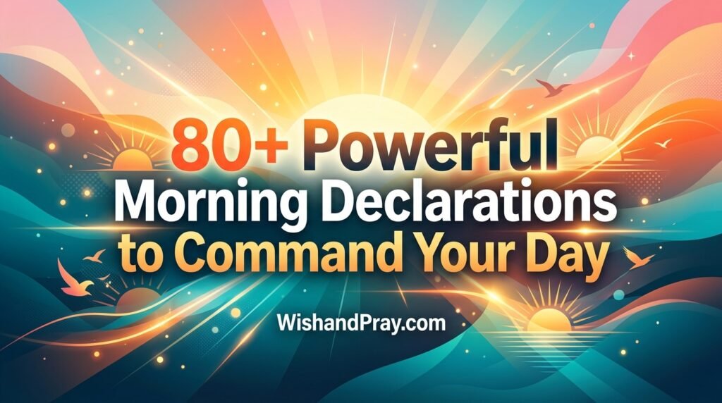 80+ Powerful Morning Declarations to Command Your Day