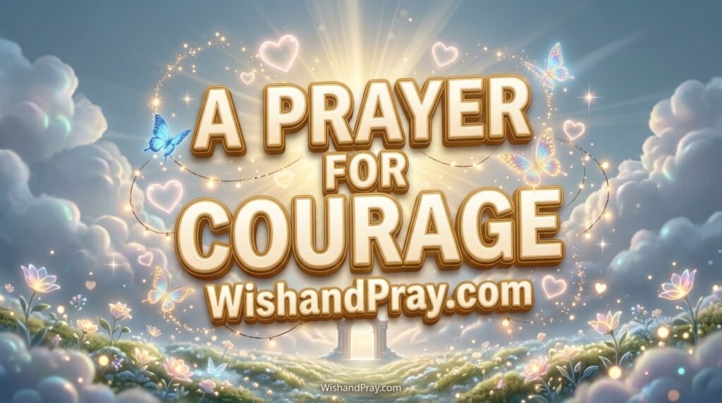 A Prayer for Courage