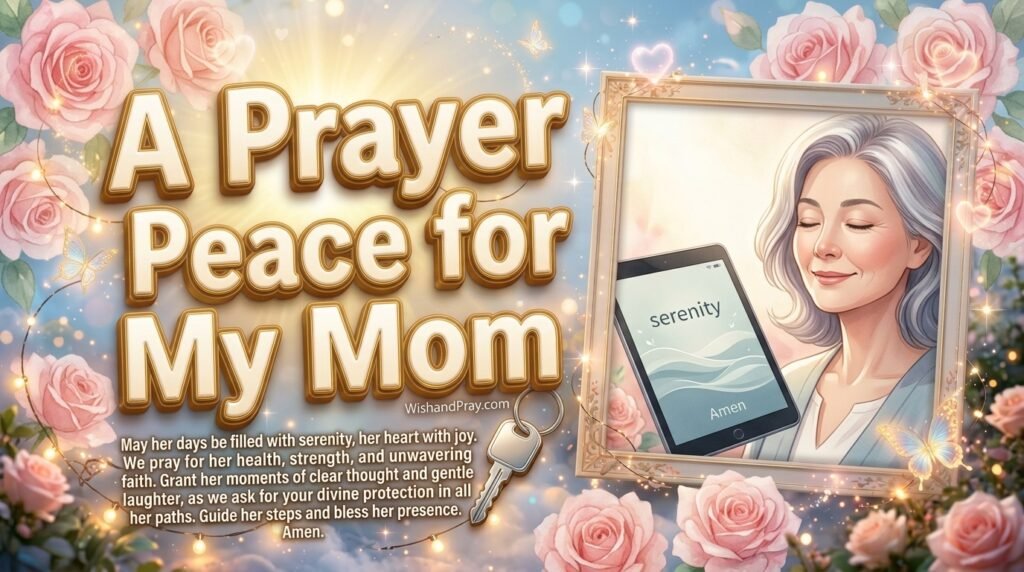 A Prayer for Peace for My Mom