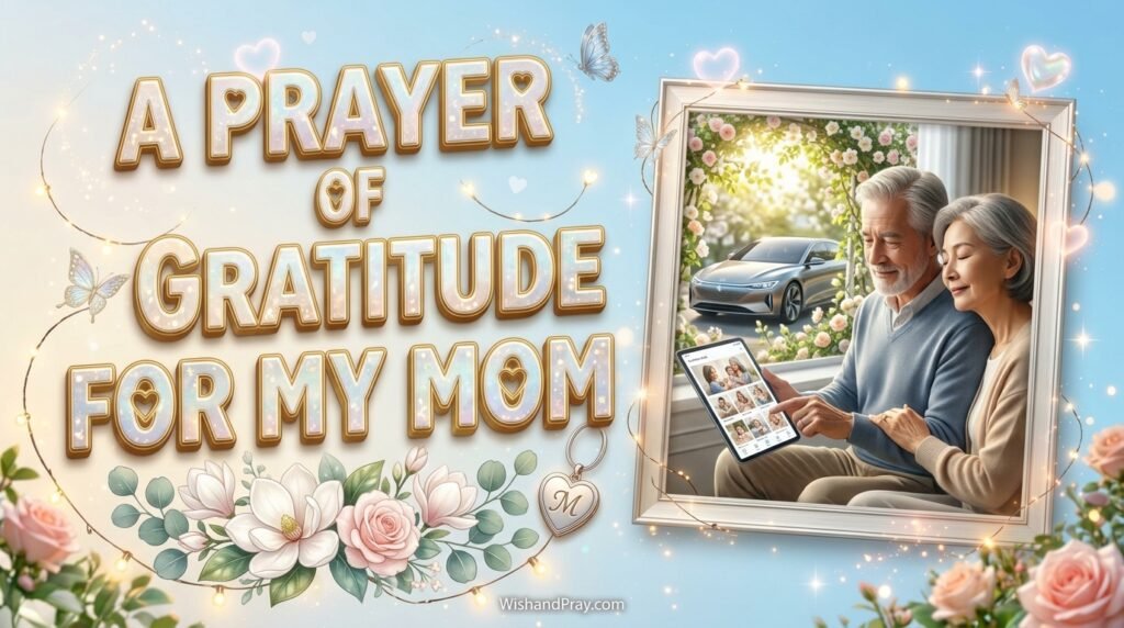 A Prayer of Gratitude for My Mom
