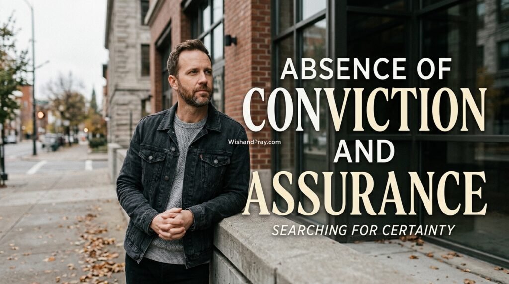 Absence of Conviction and Assurance
