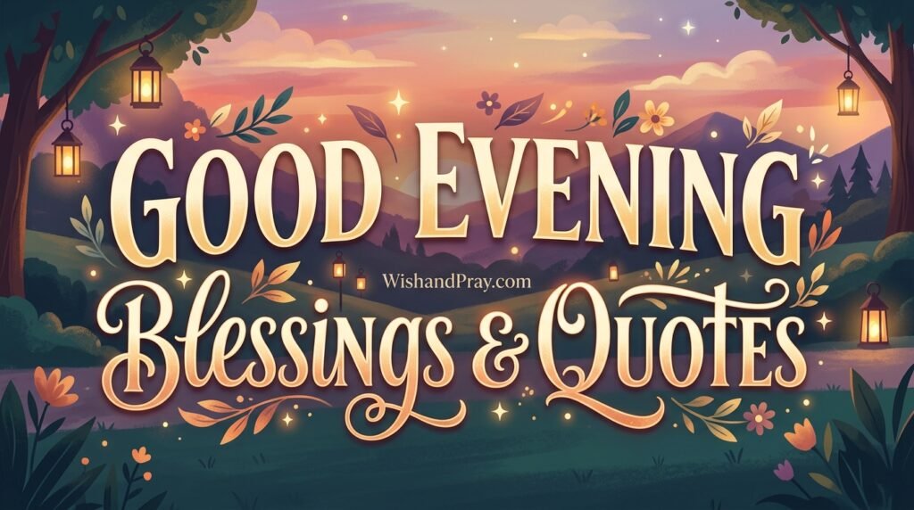 Good Evening Blessings & Quotes