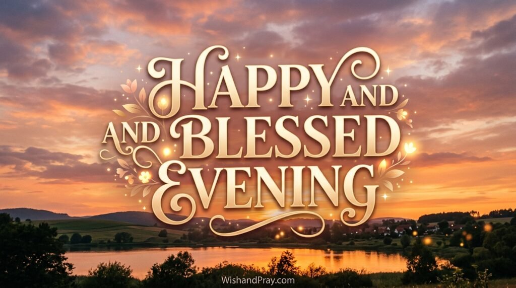 Happy and Blessed Evening