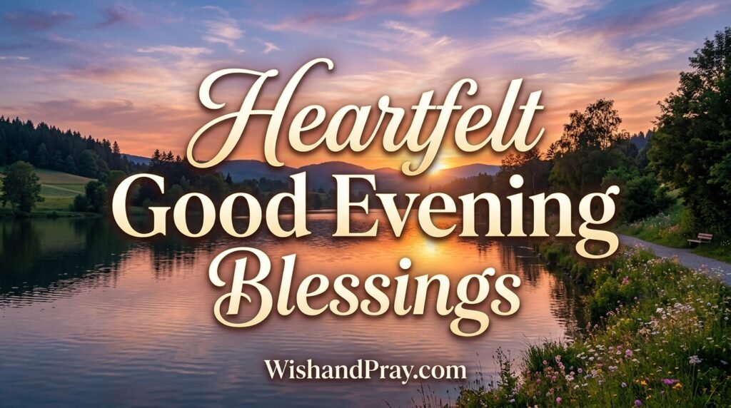 Heartfelt Good Evening Blessings