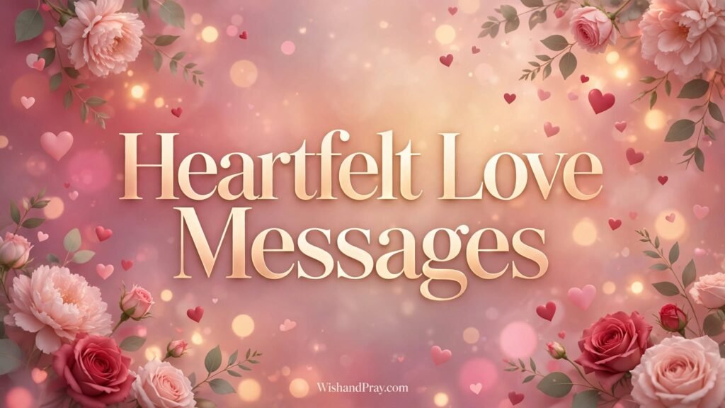 Heartfelt Love Messages