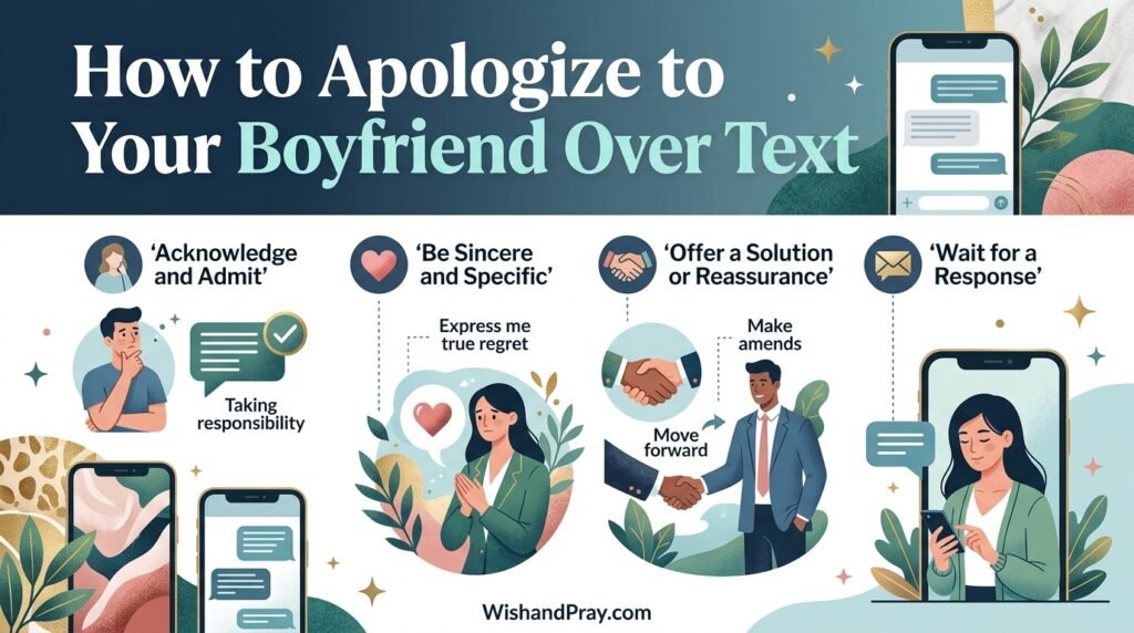 How to Apologize to Your Boyfriend Over Text