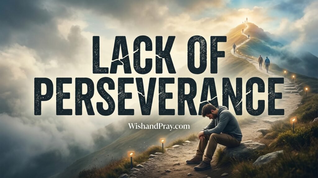 Lack of Perseverance