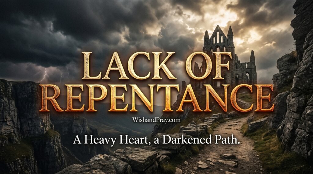 Lack of Repentance