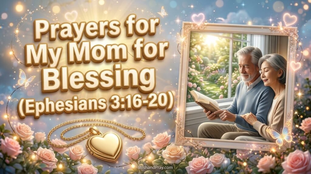 Prayers for My Mom for Blessing (Ephesians 316-20)