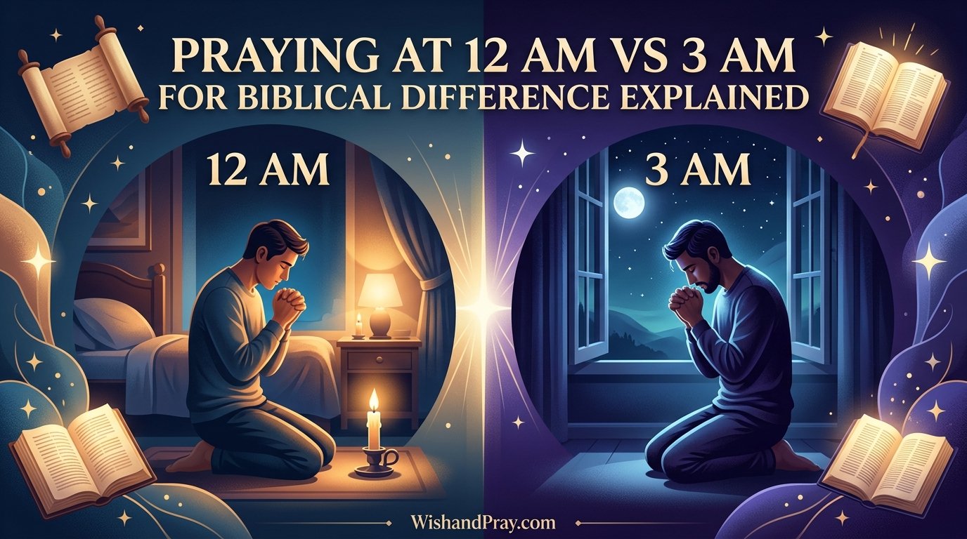 Praying at 12 AM vs 3 AM For Biblical Difference Explained